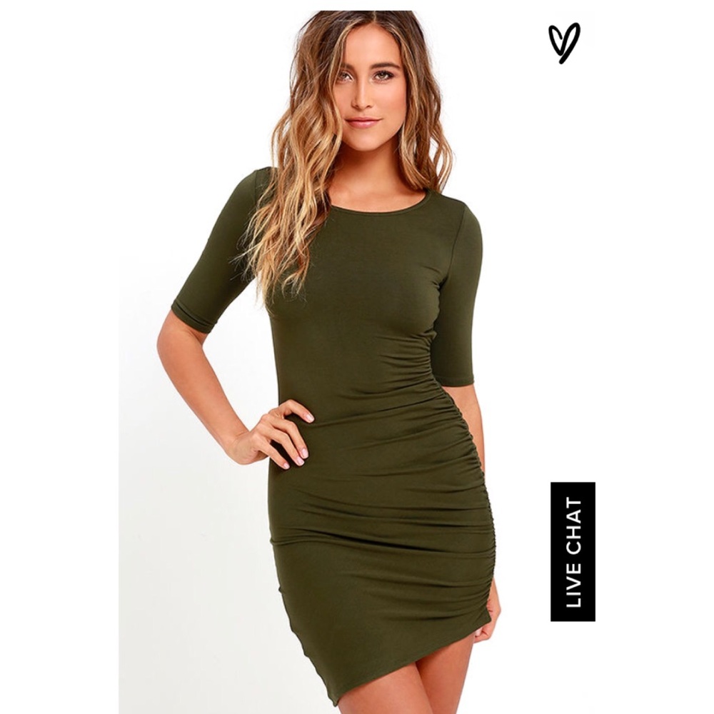 LuLus Steal Your Attention Bodycon Dress